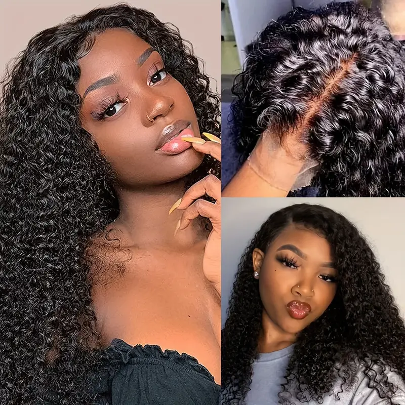   lace front wigs human hair 4x4x1 lace closure wigs 180 density   wigs with brazilian   hair     hair wig   7